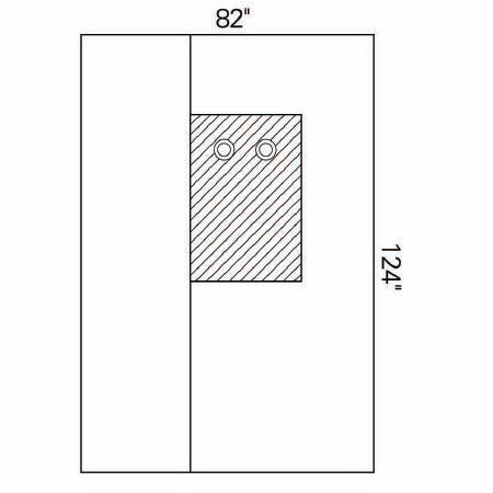 O&M Halyard Inc Cardiovascular Drape Femoral Angiography Drape 82 W X 124 L Inch Sterile - Case of 16 - 89705-CS