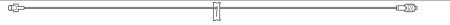 Baxter IV Extension Set Micro Bore 60 Inch Tubing Without Filter - Case of 50 - 2N3348-CS