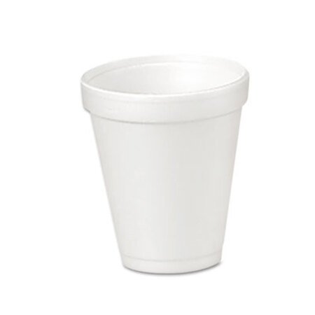 Dart® Foam Drink Cups, 4 oz, 50/Bag, 20 Bags/Carton - CT/1 - DCC-4J4-CT