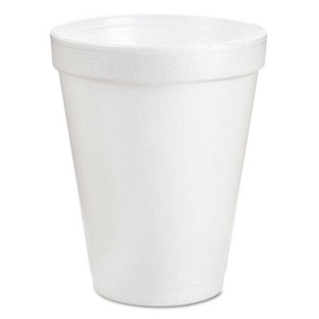 Dart® Foam Drink Cups, 6 oz, White, 25/Bag, 40 Bags/Carton - CT/1 - DCC-6J6-CT