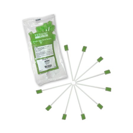 Sage Products Oral Swabstick Toothette® Plus Foam Tip Untreated - Each - 6070-EA
