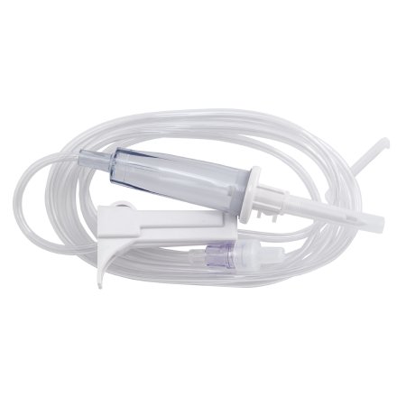 B. Braun Primary IV Administration Set BBraun™ Gravity Without Ports 15 Drops / mL Drip Rate Without Filter 79 Inch Tubing - Case of 50 - V1402-CS