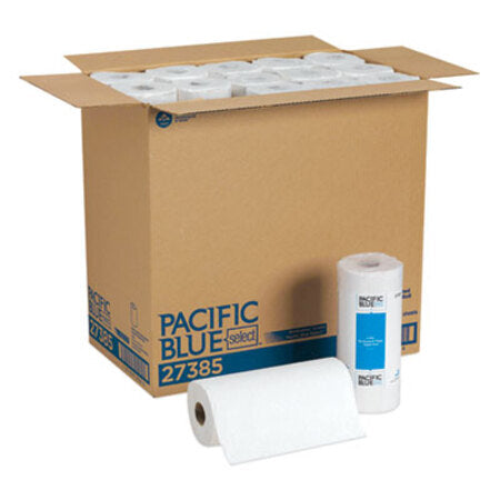 Georgia Pacific® Professional Pacific Blue Select Two-Ply Perforated Paper Kitchen Roll Towels, 2-Ply, 11 x 8.8, White, 85/Roll, 30 Rolls/Carton - CT/1 - GPC-27385-CT