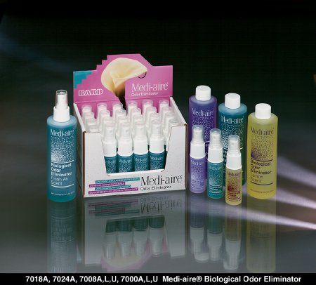 Bard Deodorizer Medi-aire® Biological Odor Eliminator Liquid 1 oz. Bottle Fresh Air Scent - Case of 24 - 7024A-CS