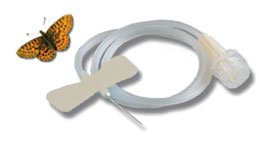 AirTite Products Scalp Vein Infusion Set SecureTouch™ 19 Gauge 3/4 Inch 12 Inch Tubing Without Port - Case of 500 - 26702-CS
