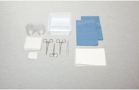Medline Laceration Tray E*Kits® Sterile - Case of 20 - DYNJ03900-CS