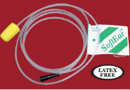 Sun Med Monoscope Comfort FIT SoftEar 4 Foot Tubing, Disposable, Not Made with Natural Rubber Latex, Disposable For Esophageal Stethoscope, Wenger Chest Piece - Box of 25 - 6-1030-25-BX