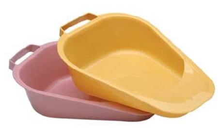 Medegen Medical Products LLC Fracture Bedpan Medegen Gold 1.1 Quart / 1040 mL - Case of 50 - H100BG-05-CS