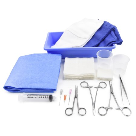McKesson Laceration Tray McKesson Sterile - Case of 20 - 25-2685-CS