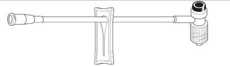 Baxter IV Extension Set Interlink® Needle-Free Port Standard Bore 5 Inch Tubing Without Filter - Case of 200 - 2N3327-CS