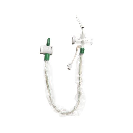 Avanos Medical Sales LLC Closed Suction Catheter Kimvent® T-Piece Style 14 Fr. Thumb Valve Vent - Case of 20 - 22058-CS