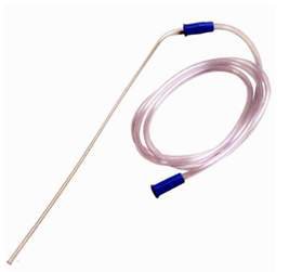 Cardinal Suction Tube Handle Curity™ Sigmoidoscope Style 18 Fr. Non-Vented - Case of 40 - 166030-CS