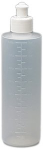 Medegen Medical Products LLC Perineal Bottle 8 oz., Low Density Polyethylene, Translucent - Case of 50 - 02100-CS