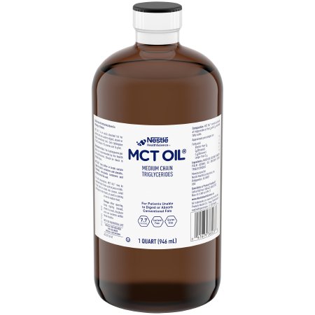 Nestle Healthcare Nutrition Oral Supplement MCT Oil® Unflavored Liquid 32 oz. Bottle - Case of 6 - 00041679365137-CS