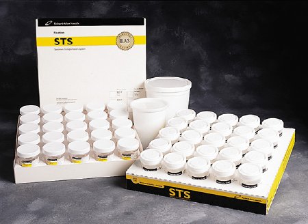 Cardinal Prefilled Formalin Container SP® 15 mL Fill in 30 mL (1 oz.) Screw Cap Biohazard Symbol / Patient Information NonSterile - Pack of 100 - C4320-15B-PK