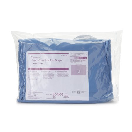 Cardinal Orthopedic Drape Beach Chair Shoulder Drape 162 W X 103 L Inch Sterile - Case of 5 - 29369-CS
