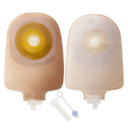 Hollister Urostomy Pouch Premier™ One-Piece System 9 Inch Length Drainable Pre-Cut - Box of 5 - 8489-BX