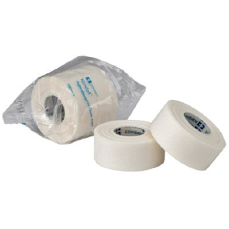 Cardinal Hypoallergenic Medical Tape Kendall™ Hypoallergenic White 4 Inch X 10 Yard Cloth NonSterile - Case of 12 - 9414C-CS