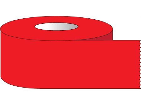 Shamrock Scientific Blank Label Tape Multipurpose Label Red 1/2 X 500 Inch - Roll of 1 - ST-12-4-RL