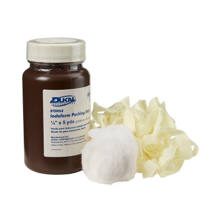 Dukal Wound Packing Strip Dukal Iodoform 1/4 Inch X 5 Yard Sterile Antiseptic - Each - 270-EA