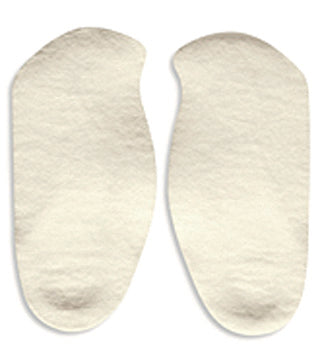 Hapad Comf-Orthotic® Insole Medium Wool Felt Beige Female 7-1/2 to 8-1/2 - Pair - COWM-PR