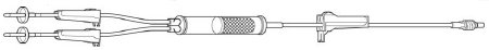 Baxter Primary IV Administration Set Baxter™ Gravity Without Ports 10 Drops / mL Drip Rate With Filter 89 Inch Tubing - Case of 48 - 2C7627-CS