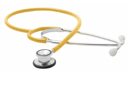 American Diagnostic Corp Pediatric Stethoscope Proscope™ 675 Yellow 1-Tube 21 Inch Tube Double Sided Chestpiece - Each - 675Y-EA