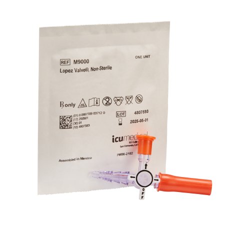 ICU Medical Enteral Feeding Valve Lopez® - Each - M9000-EA