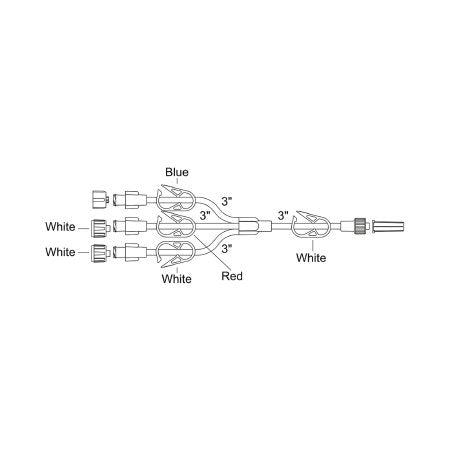 Smiths Medical ASD, Inc. Extension Set Medfusion® Trifuse™ - Case of 25 - TF55-CS