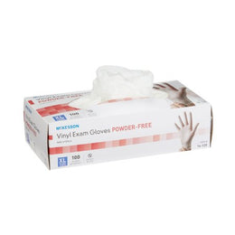 McKesson Exam Glove McKesson X-Large NonSterile Vinyl Standard Cuff Length Smooth Clear Not Rated - Case of 1000 - 14-120-CS