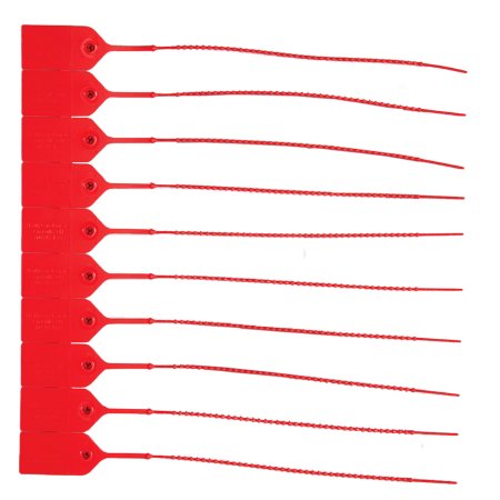 Health Care Logistics Pull-Tight Seal Health Care Logistics UnNumbered Red Polypropylene 9 Inch - Pack of 100 - 7821-PK