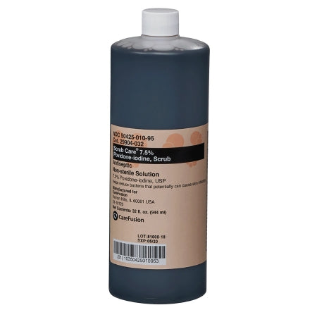 BD Skin Prep Solution Scrub Care® 2 oz. Bottle 7.5% Strength Povidone-Iodine NonSterile - Case of 40 - 29904-002-CS