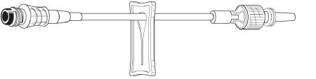 Baxter IV Extension Set Interlink® Needle-Free Port Standard Bore 5 Inch Tubing Without Filter - Case of 200 - 2N3378-CS