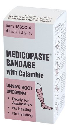 Graham-Field Unna Boot Medicopaste® 4 Inch X 10 Yard Gauze Zinc Oxide - Each - 1565 4-EA