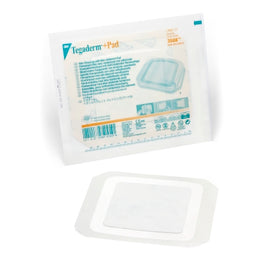3M Transparent Film Dressing with Pad 3M™ Tegaderm™ +Pad 6 X 6 Inch Frame Style Delivery Square Sterile - Each - 3588-EA