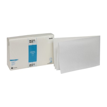 Georgia Pacific Hand Towel Pacific Blue Select™ A400 14 X 21-1/2 Inch Airlaid Bonded Cellulose White Disposable - Pack of 1 - 80538-PK