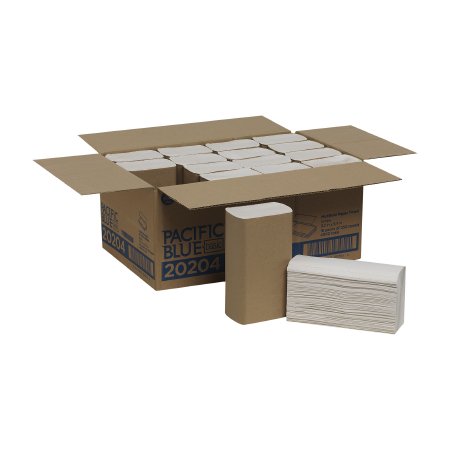 Georgia Pacific Paper Towel Pacific Blue Basic™ Multi-Fold 9-1/5 X 9-2/5 Inch - Pack of 1 - 20204-PK