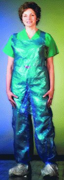 Sloan Sleeveless Coverall with Boot Covers Sta-Dri® One Size Fits Most Blue Disposable NonSterile - Case of 50 - SD150-CS