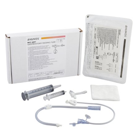 Avanos Medical Sales LLC Gastrostomy Feeding Tube Kit MIC-Key® 20 Fr. 3.5 cm Tube Silicone Sterile - Each - 0120-20-3.5-EA