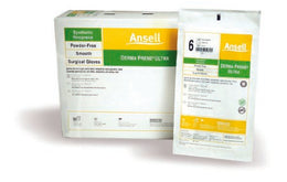 Ansell Surgical Glove GAMMEX® Non-Latex Size 6 Sterile Polyisoprene Standard Cuff Length Micro-Textured Green Chemo Tested - Case of 200 - 8512-CS