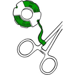 Sklar Blank Label Tape Barkley® Colored Identification Tape Green Tape - Roll of 1 - 96-1862-RL