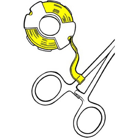 Sklar Blank Label Tape Barkley® Colored Identification Tape Yellow Tape - Roll of 1 - 96-1864-RL
