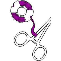 Sklar Blank Label Tape Barkley® Colored Identification Tape Purple Tape - Roll of 1 - 96-1870-RL