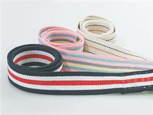 Alimed Gait / Transfer Belt AliMed® 70 Inch Length Pinstripe Cotton - Each - 7083-EA