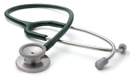 American Diagnostic Corp Classic Stethoscope Adscope® 603 Dark Green 1-Tube 22 Inch Tube Double Sided Chestpiece - Each - 603DG-EA