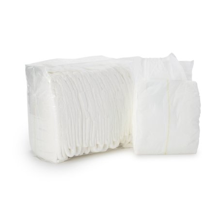 Cardinal Unisex Adult Incontinence Brief Wings™ Plus Medium Disposable Heavy Absorbency - Bag of 12 - 60033-BG