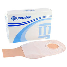 ConvaTec Colostomy Pouch Sur-Fit Natura® Two-Piece System 12 Inch Length Drainable - Box of 10 - 401935-BX