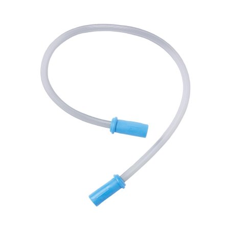 Medline Suction Connector Tubing 20 Inch Length 0.188 Inch I.D. Sterile Universal Female Connector Clear PVC - Case of 50 - DYND50211-CS