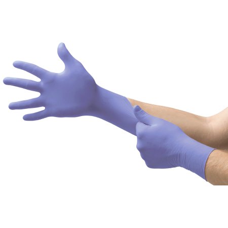 Microflex Medical Exam Glove Supreno® SE Small NonSterile Nitrile Standard Cuff Length Textured Fingertips Blue Not Rated - Box of 100 - SU-690-S-BX