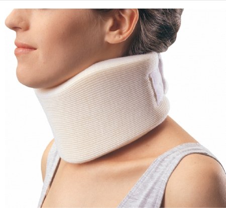 DJO Cervical Collar ProCare® Form Fit™ Low Contoured / Firm Density Adult Medium One-Piece 4 Inch Height 20 Inch Length 13 to 18 Inch Neck Circumference - Each - 79-83005-EA